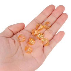 30pcs Hollow Braided Metal Hair Clip Accessories Adjustable Silver Headpieces
