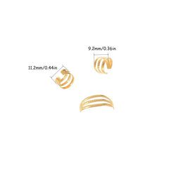 30pcs Hollow Braided Metal Hair Clip Accessories Adjustable Silver Headpieces