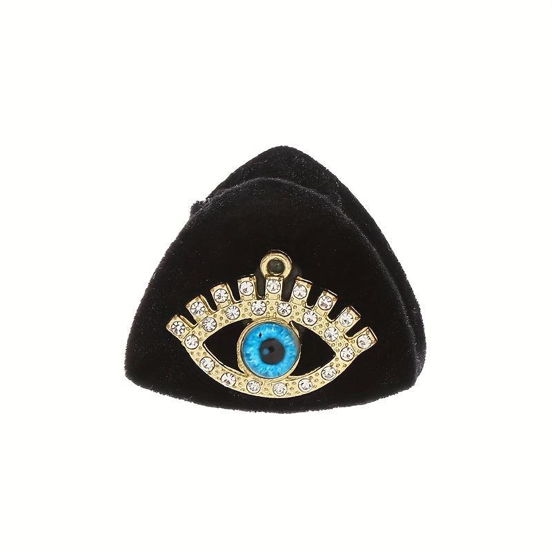 2pcs Devil's Eye Girl Small Hair Clip Cat Ears Letter Headwear