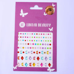 Water Droplets Pearl Gemstone Nail Rhinestone Sticker