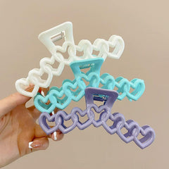 1pc Love Hair Clip Women Solid Hair Clip Hair Accessories
