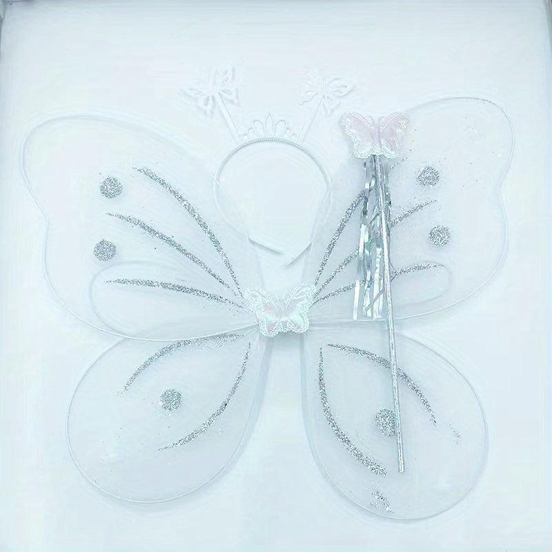 Pink Angel Butterfly Wings