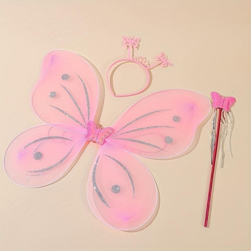 Pink Angel Butterfly Wings