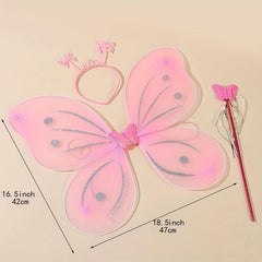 Pink Angel Butterfly Wings