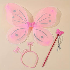 Pink Angel Butterfly Wings