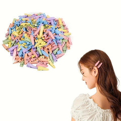 50pcs Duckbill Clips Hair Accessories For Girls