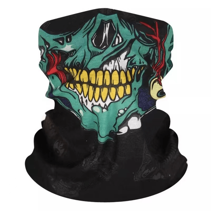 Skull Bandana Head Cover Riding Mask Halloween Props