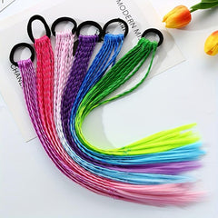Colorful Synthetic Braids Hair Extensions for Girls