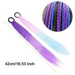 Colorful Synthetic Braids Hair Extensions for Girls