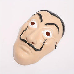 Terrifying Bearded Male Mask Halloween Cosplay Prop