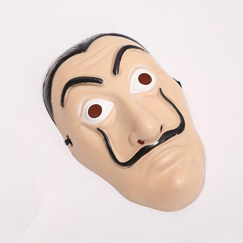 Terrifying Bearded Male Mask Halloween Cosplay Prop