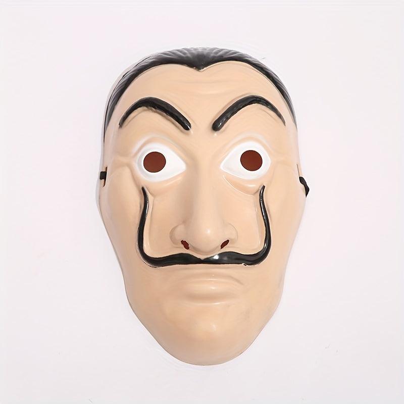 Terrifying Bearded Male Mask Halloween Cosplay Prop