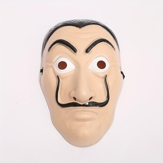 Terrifying Bearded Male Mask Halloween Cosplay Prop
