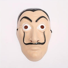 Terrifying Bearded Male Mask Halloween Cosplay Prop