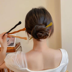 Women Chinese Style Sandalwood Hairpin Hair Accessories
