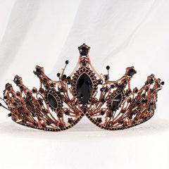 Rhinestone Crown Tiara Bridal High Sense Wedding Photography