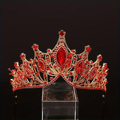 Rhinestone Crown Tiara Bridal High Sense Wedding Photography