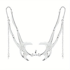 Gothic Cyber Punk Liquid Silver Mask
