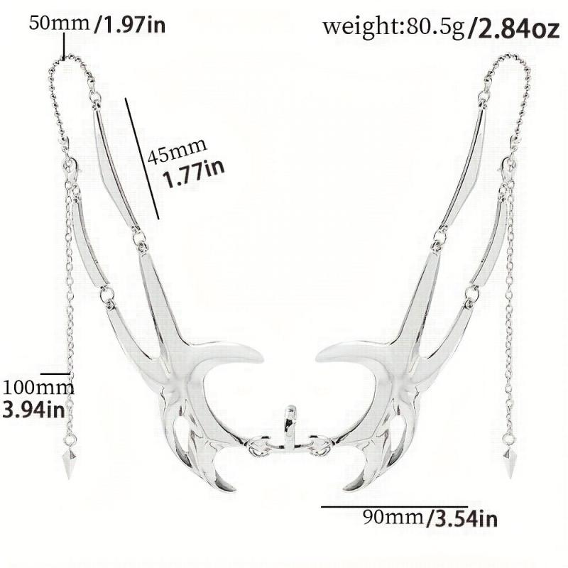 Gothic Cyber Punk Liquid Silver Mask