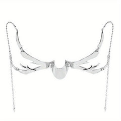 Gothic Cyber Punk Liquid Silver Mask