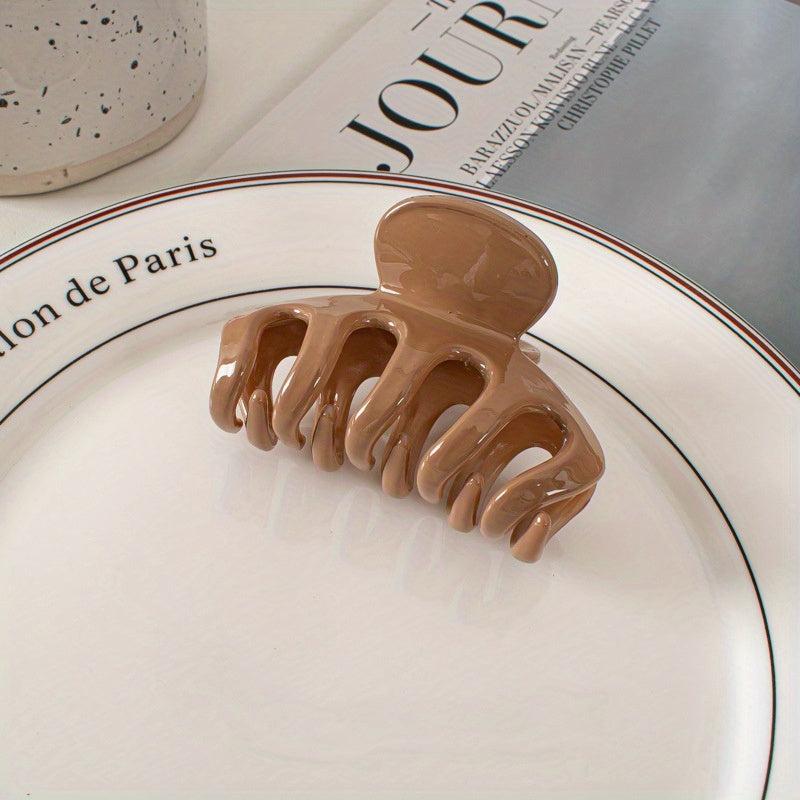 5PCS Set Women Large Hair Claw Hair Clip Barrette Hair Accessories