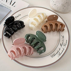 5PCS Set Women Large Hair Claw Hair Clip Barrette Hair Accessories