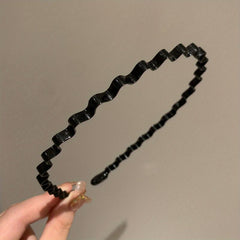 Headband Iron Short Hair Artifact Head Hoop for Sports and Makeup