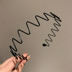 Headband Iron Short Hair Artifact Head Hoop for Sports and Makeup