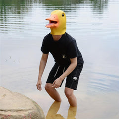 Duck Face Mask Halloween Mask Latex Animal Mask Novelty Duck Costume