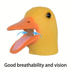 Duck Face Mask Halloween Mask Latex Animal Mask Novelty Duck Costume