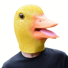 Duck Face Mask Halloween Mask Latex Animal Mask Novelty Duck Costume