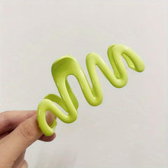 1pc Candy Sweet Wavy Hair Clip Hair Claw