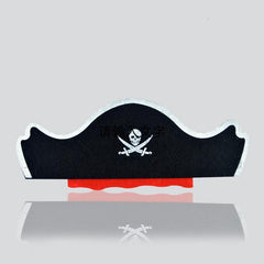 Pirate Eye Mask Felt Hat Costume Halloween Decoration