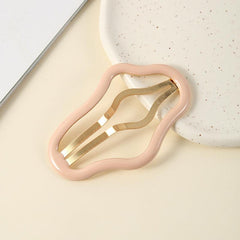 Plastic Medium Size Hair Clip Women Cloud Hollowed Clip Hair Accessories