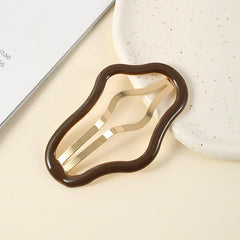 Plastic Medium Size Hair Clip Women Cloud Hollowed Clip Hair Accessories