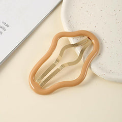 Plastic Medium Size Hair Clip Women Cloud Hollowed Clip Hair Accessories