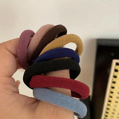 100pcs Assorted Rubber Band Ponytail Hair Tie