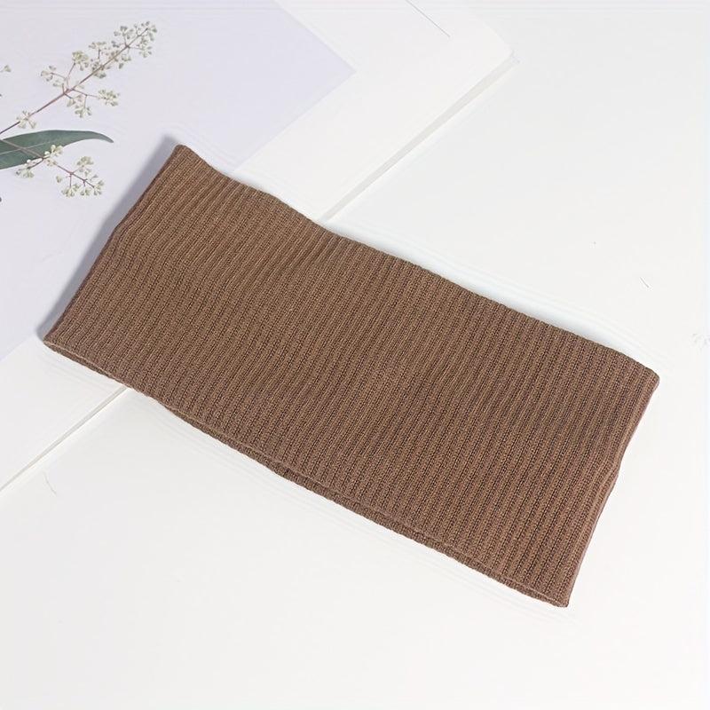 Sports Weaving Headband Unisex Wide Brimmed Knitted Headband