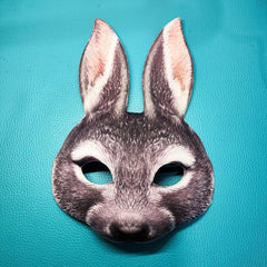 Rabbit Mask Halloween Masquerade Party Costume Animals Face Mask