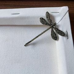 Vintage Dragonfly Hairpin Bronze Bridal Headwear Wedding Hairpin