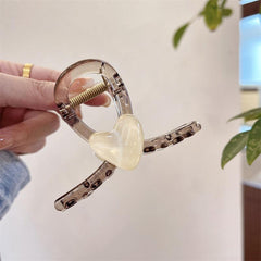 Plastic Medium Sweet Love Hair Clip Hair Accessories