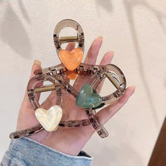 Plastic Medium Sweet Love Hair Clip Hair Accessories