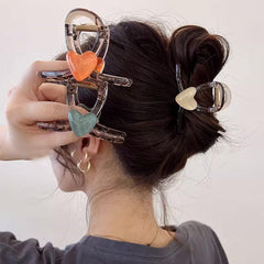 Plastic Medium Sweet Love Hair Clip Hair Accessories