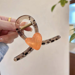 Plastic Medium Sweet Love Hair Clip Hair Accessories