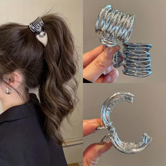 Girl's Metal High Ponytail Clip Hair Clip Headwear