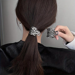 Girl's Metal High Ponytail Clip Hair Clip Headwear