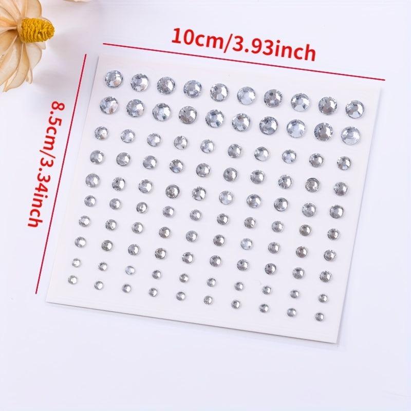 Nail Accessories Set Beauty Eyebrow Decoration Car Stickers