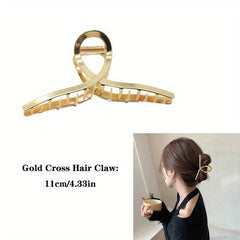 Metal Geometric Hair Grab Clip Hair Accessories for Women