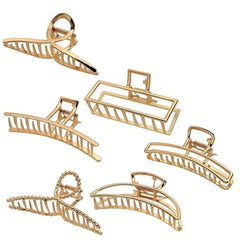 Metal Geometric Hair Grab Clip Hair Accessories for Women