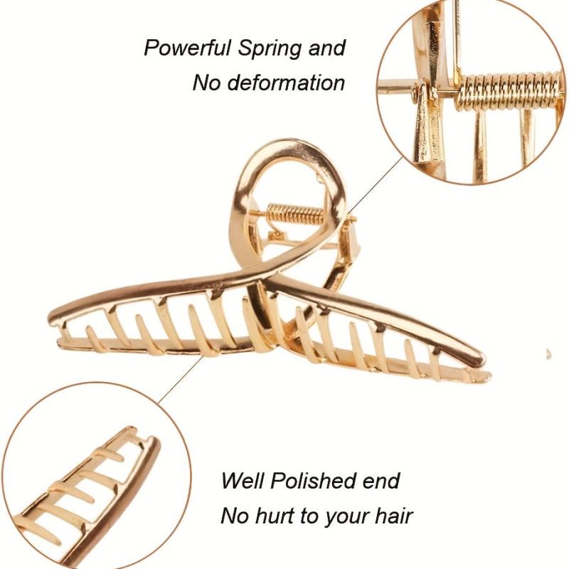 Metal Geometric Hair Grab Clip Hair Accessories for Women